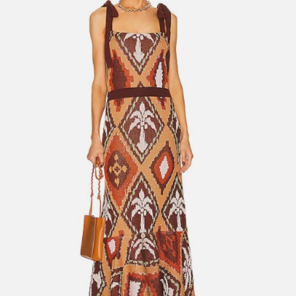 Johanna Ortiz Nymph Secrets Midi Dress Size S